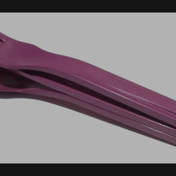 Snap together On the Go Cutlery - Purple (knife, fork,spoon) - Picture 2 of 5